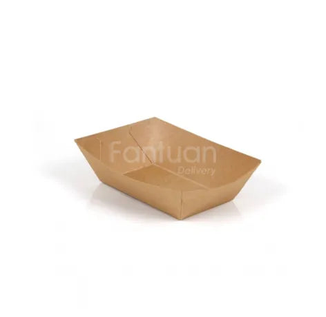 0.5lb Kraft Paper Tray with Pe Liner 1000/cs -kl50