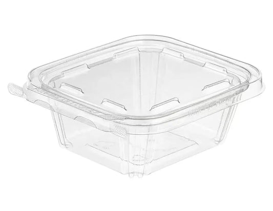 12oz Anti-fog Clear Hinged Tamper Evident Container 200/cs