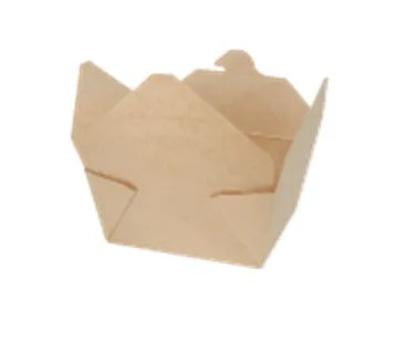 #1 26oz Kraft Togo Food Box 5"x4.5"x2.5" 450/cs