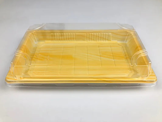 07 Wood Color Sushi Tray 400sets/cs