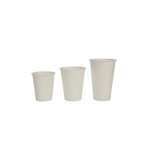10oz Hot Cup Paper White (fit D90 Lid) 1000/cs