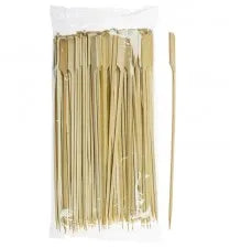 10" Bamboo Skewer Paddle Sticks 100pcs/bag