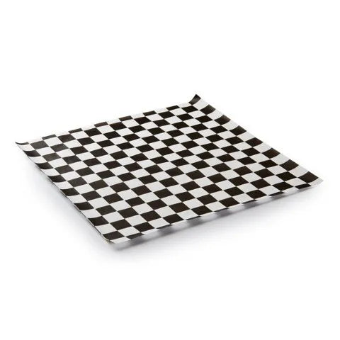 018187 Checker Liner Black 12"x12" (571273) 2000/cs
