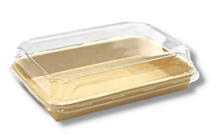 05 Kraft Paper Sushi Tray Combo 185*129*55mm 300sets/cs