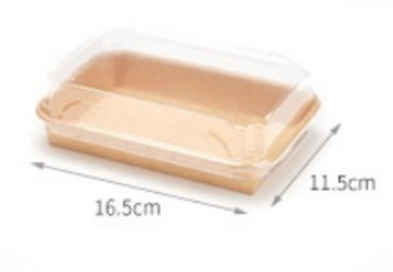 03 Kraft Paper Sushi Tray Combo 165*115*55mm 300sets/cs